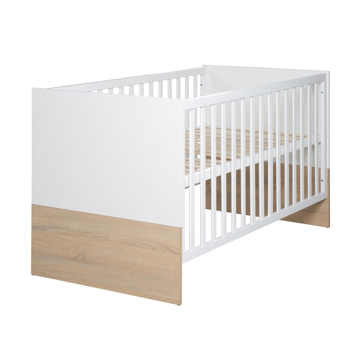 BABYZIMMER-SET Gabriella, mit schmaler Wickelkommode, 2-teilig - Multicolor, Holzwerkstoff (76/80/142cm) - Roba