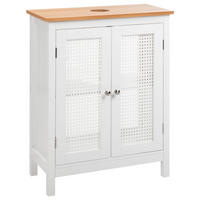 WASCHBECKENUNTERSCHRANK 60 cm Weiß Alamos - Weiß, Holzwerkstoff (60/75/30cm) - Beliani