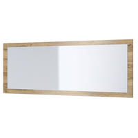 SPIEGEL Lima Eiche Natur - Eichefarben, Holzwerkstoff (139/55/2cm) - Vladon