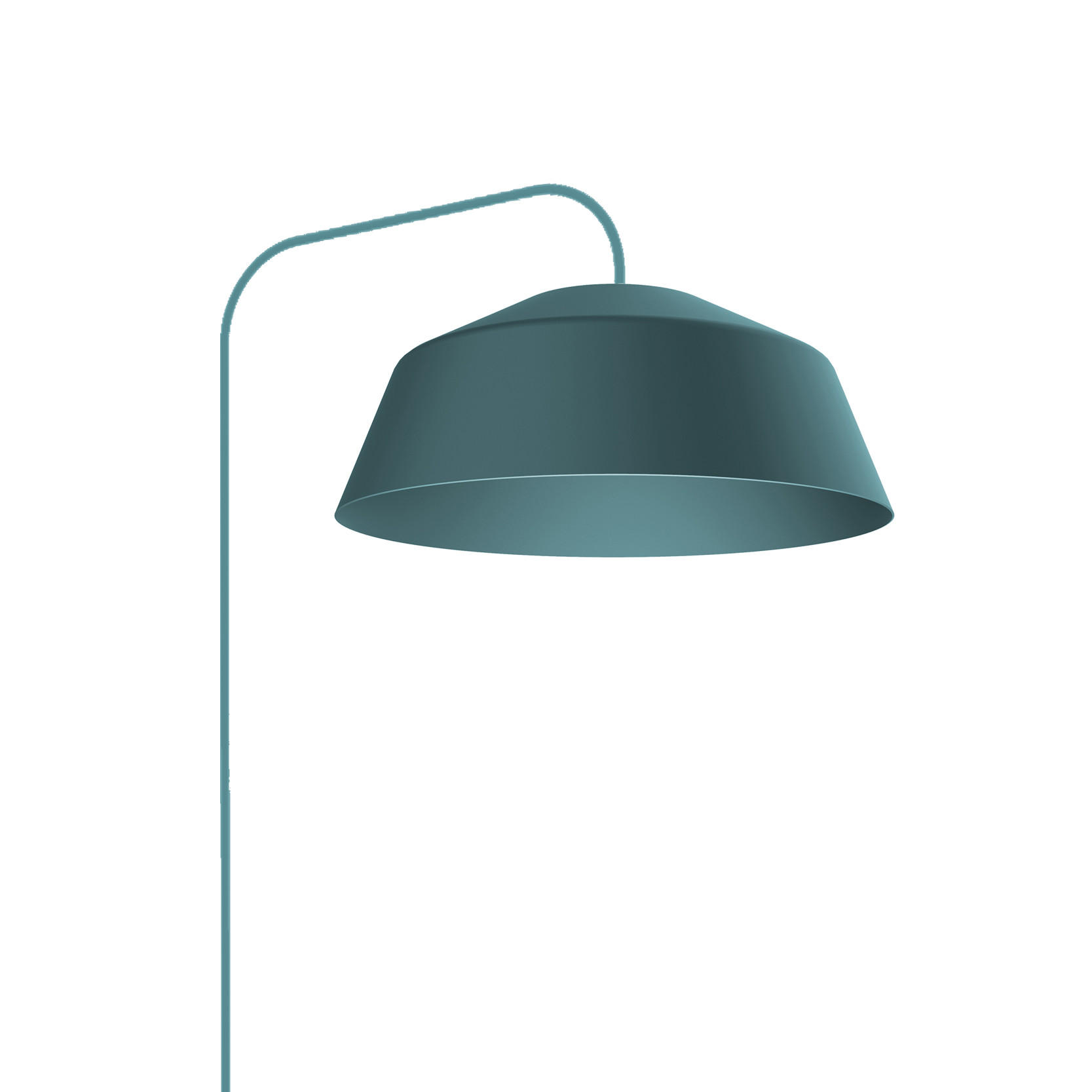 STEHLEUCHTE - Blau, Metall (35/35/165cm) - Lumicom