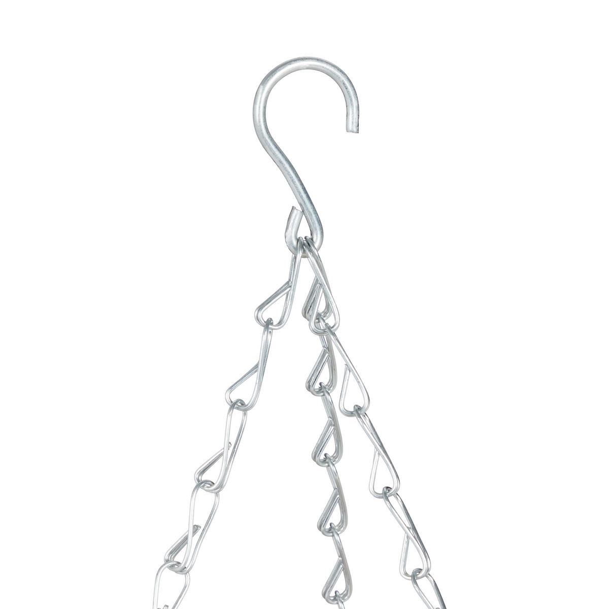 3XBLUMENAMPEL - Beige, Textil/Metall (25/12/25cm) - Relaxdays