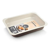 BACKBLECH Delicate Beige 36/26/6 cm Metall - Beige, Metall (26/6/36cm) - Mondex