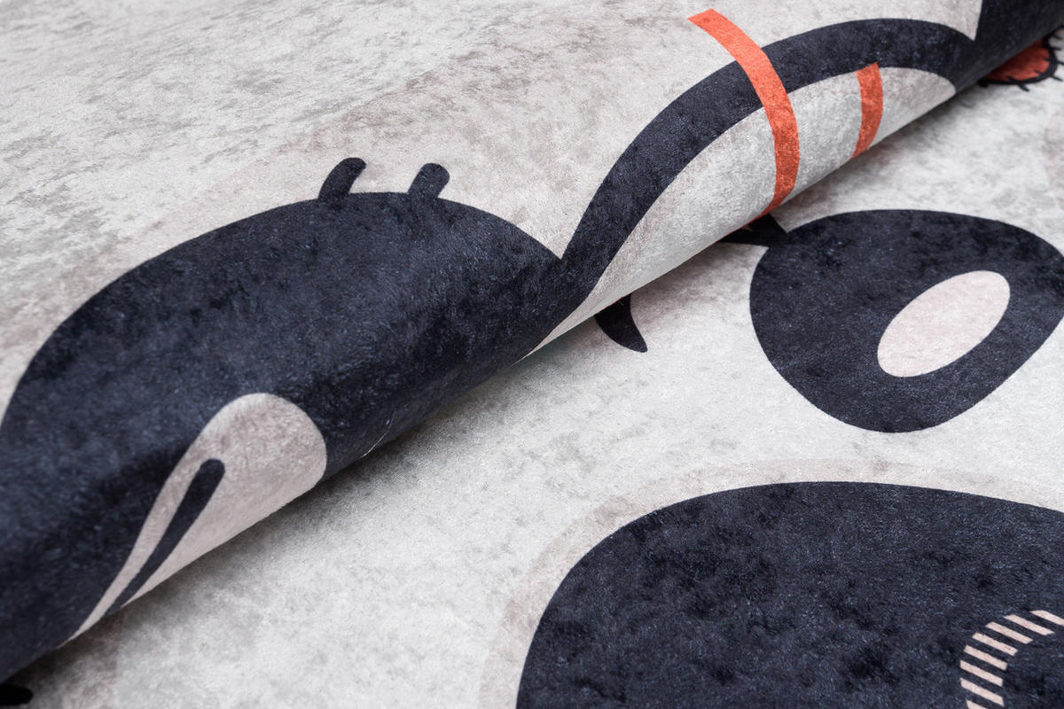 TEPPICH EMMA Grau 160/230 cm - Grau, Kunststoff (160/230cm) - Tapiso