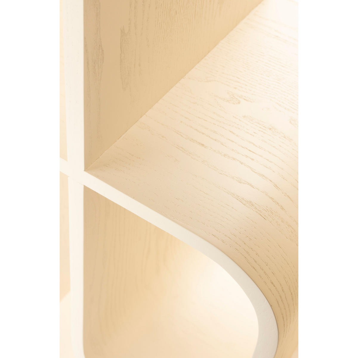 STANDREGAL Seven Hoch Holz Beige - Beige, Holz (60/160/35cm) - Zuiver