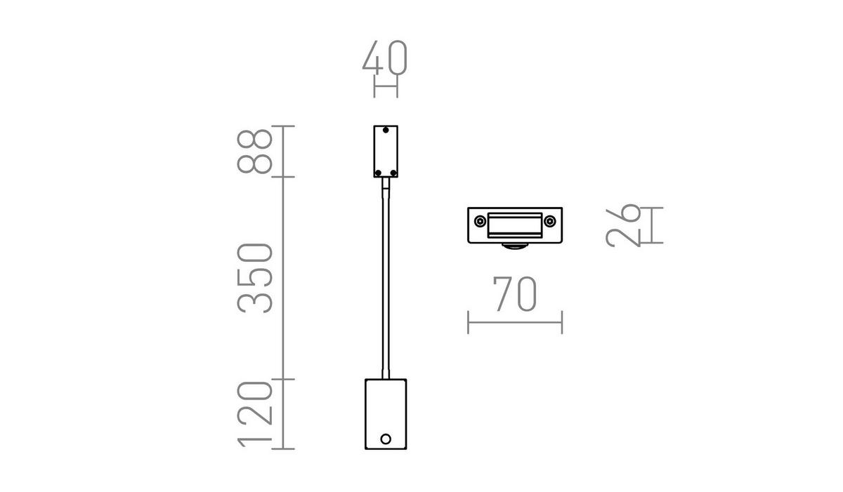 DECKENLEUCHTE FRISCO W Schwarz 2 W - Schwarz, Metall (51.5/4/17cm) - Rendl