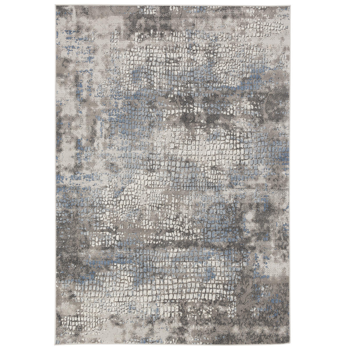 DESIGNER TEPPICH MODERNE ORIENT VINTAGE KLASSIK - Platinfarben, Textil (80/150cm) - Pergamon