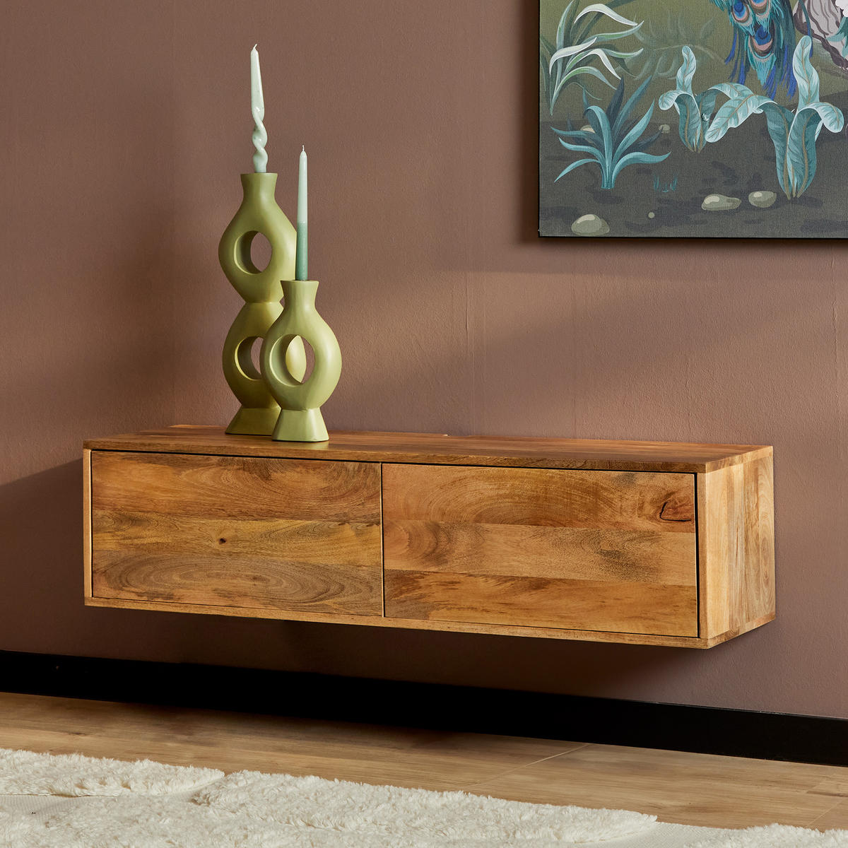 TV-MÖBEL Vision Braun 30/120/35 cm - Braun, Holz (120/35/30cm) - Starfurn