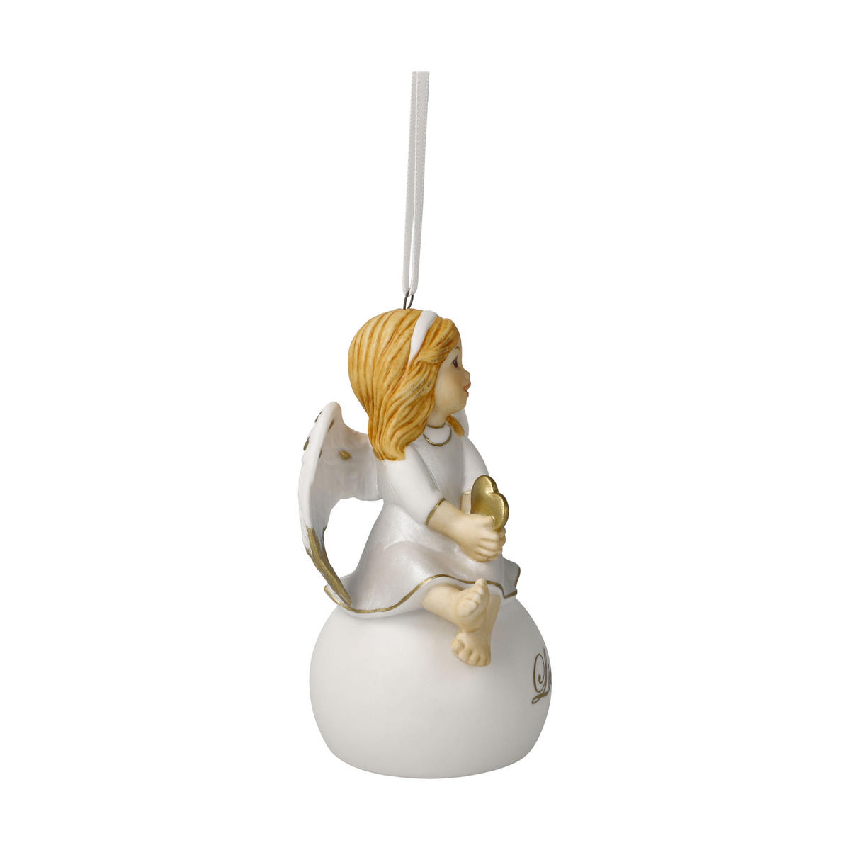 ENGELFIGUR Engelglöckchen Liebe, Steingut, Bunt, 9.5 cm - Multicolor, Keramik (5.5/9.5/5.5cm) - Goebel