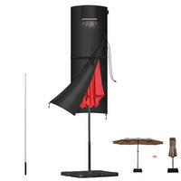 SONNENSCHIRM Schutzhülle Wasserdicht 160 cm - Schwarz, Kunststoff (1/1/1cm)