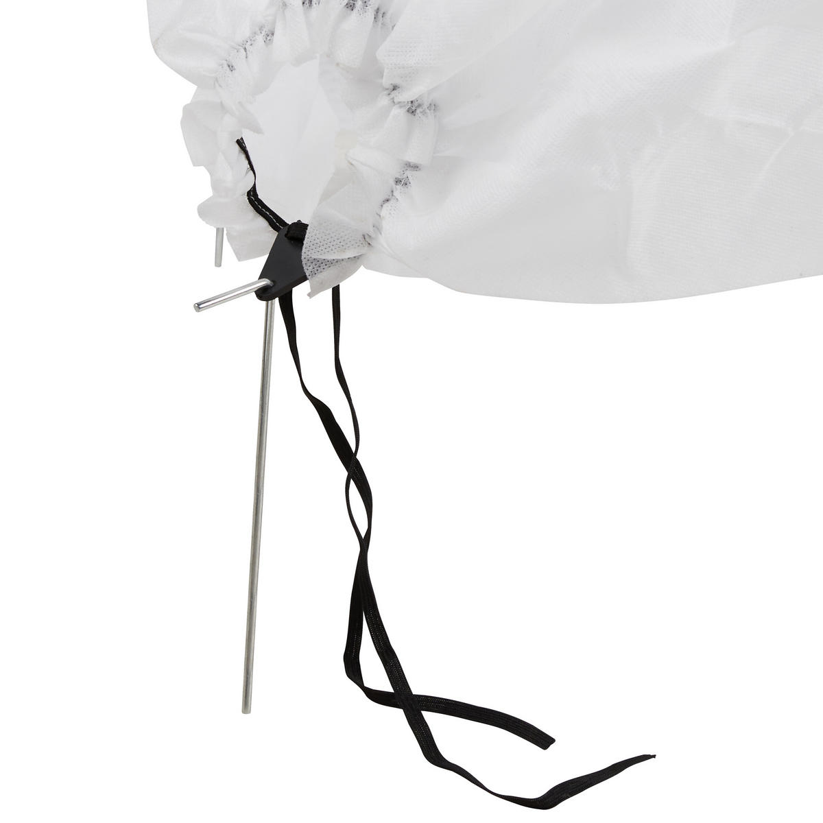 2xPFLANZTUNNEL - Weiß, Textil/Metall (50/53/700cm) - Relaxdays