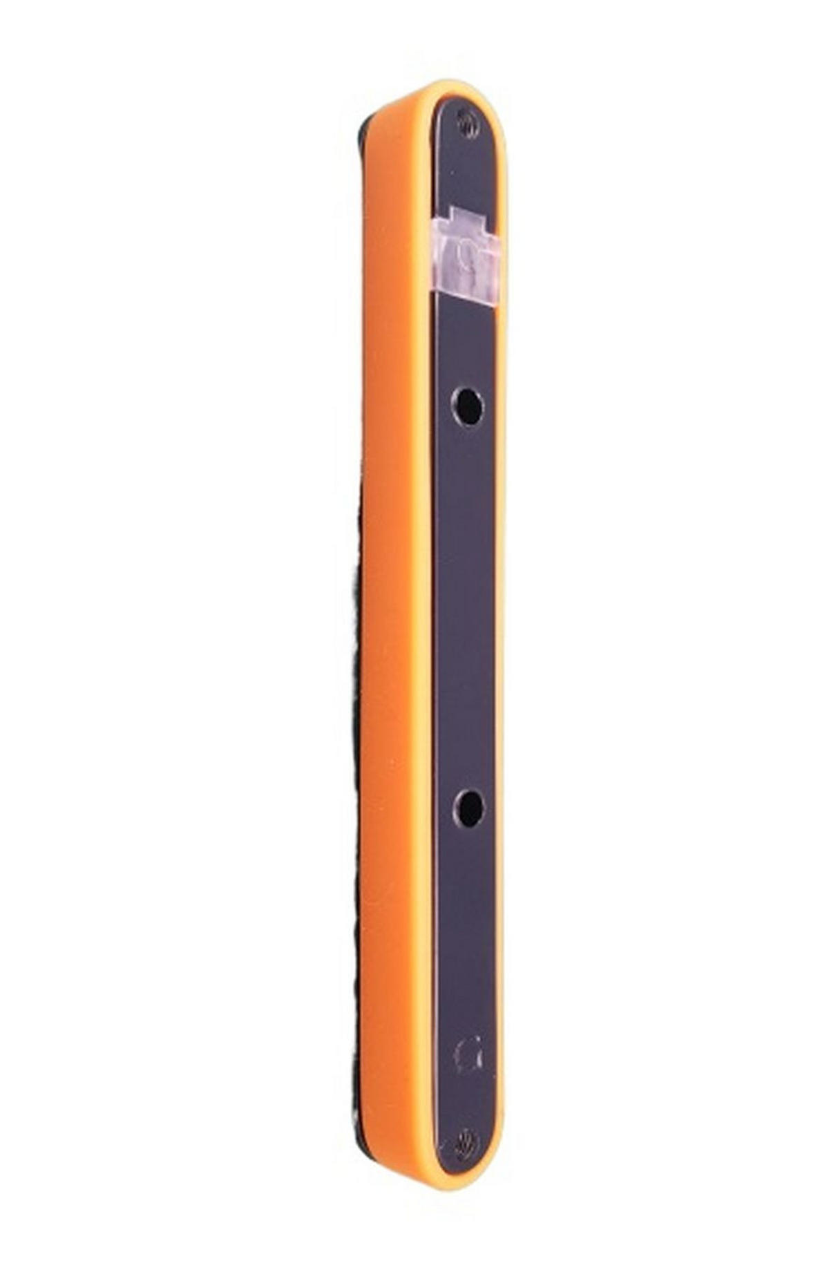 GARDEROBENHAKEN klappbar Wandhaken Klappaken schwarz Silikonring orange - Schwarz, Metall (1.6/14/11cm) - Livingpoint24