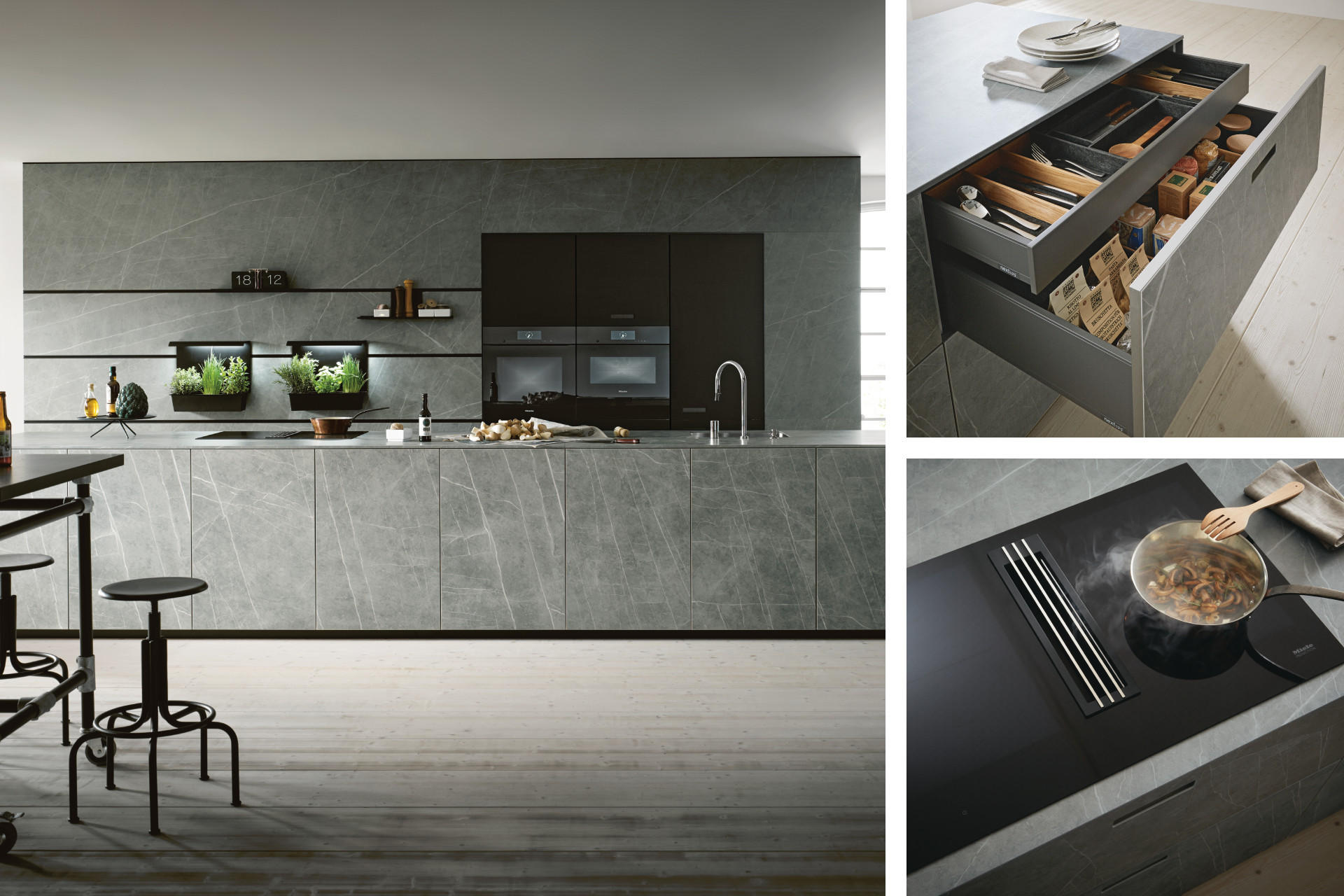 Offene Loft- Küche von Küchenmarke Next125