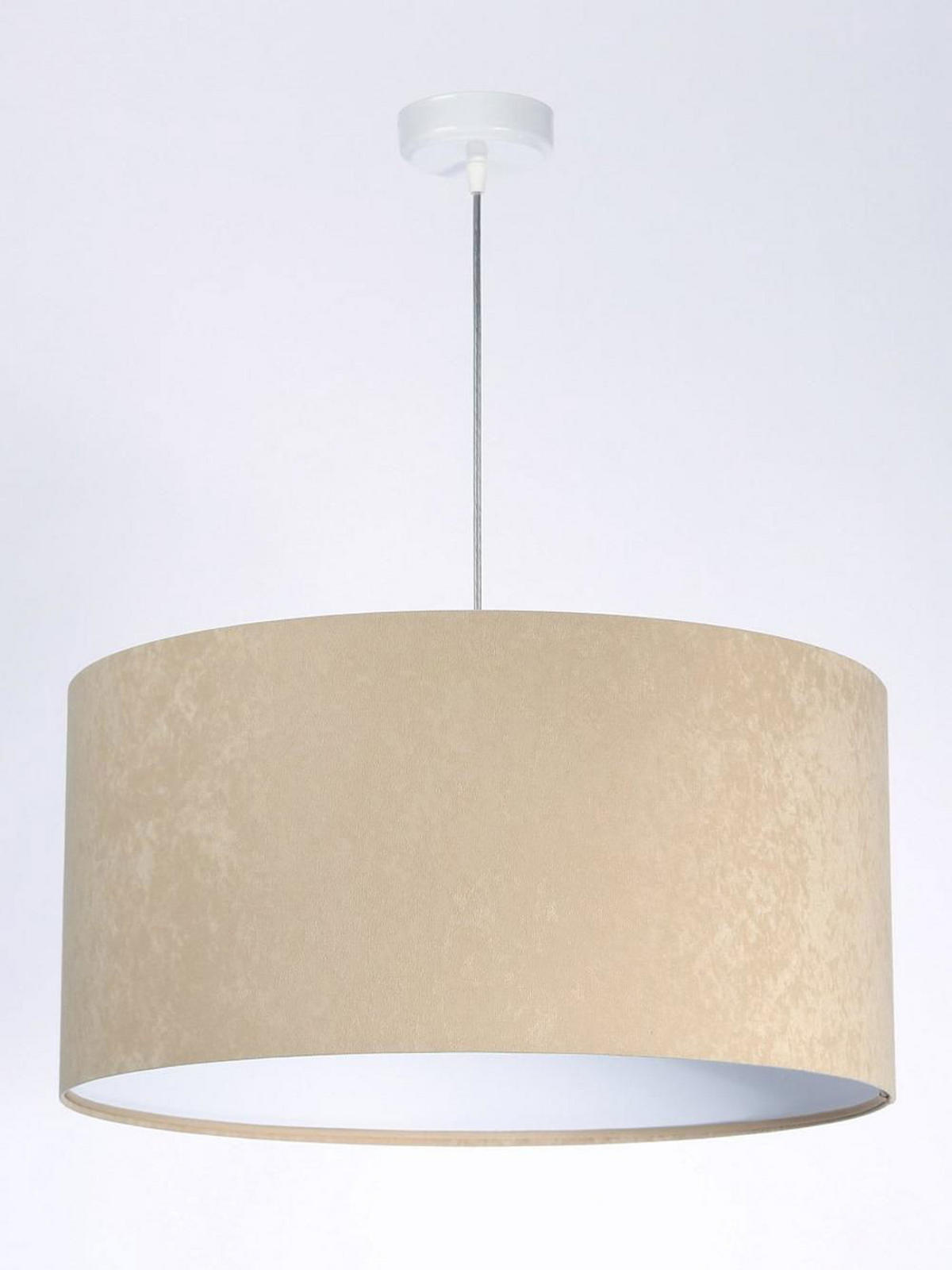 HÄNGELEUCHTE Weiß 60/30 cm - Beige/Weiß, Kunststoff (60/1.1/30cm) - ONZENO