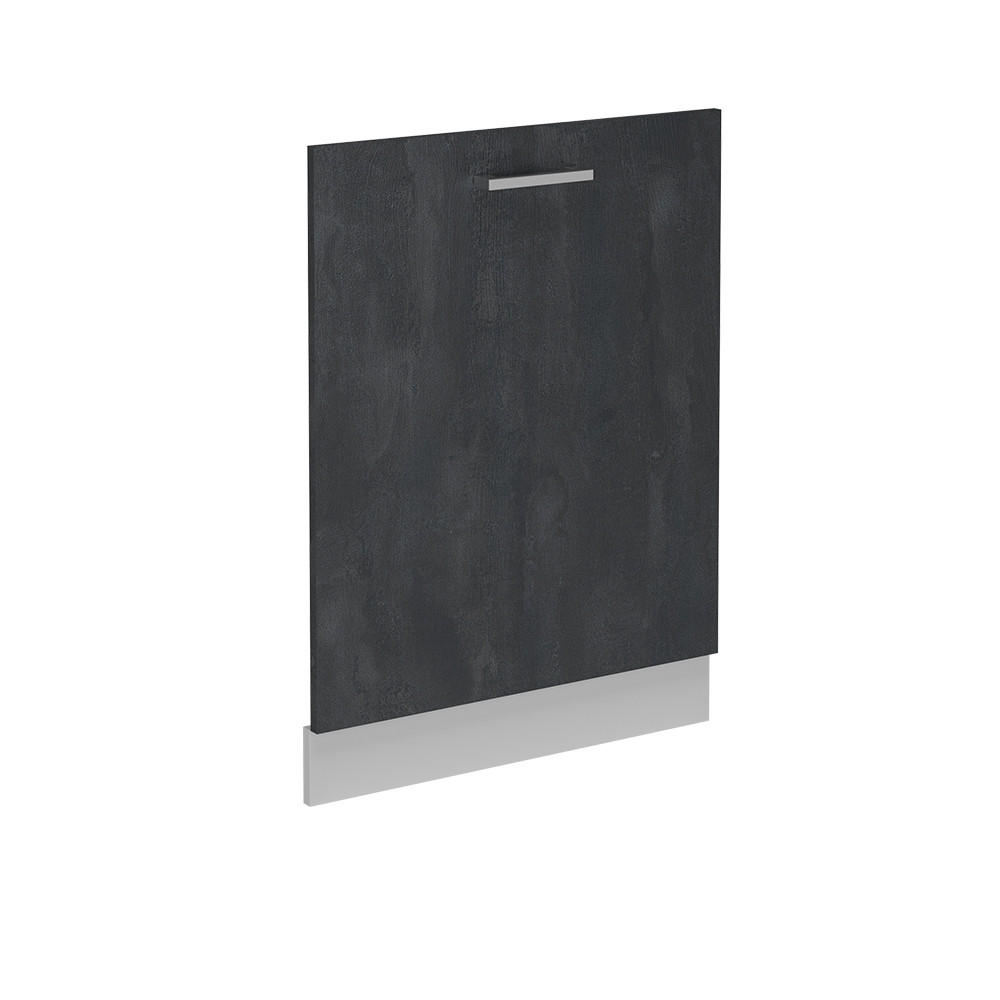 Vicco ČELNÍ PANEL MYČKY R-Line Černý beton 60 cm bez pracovní desky