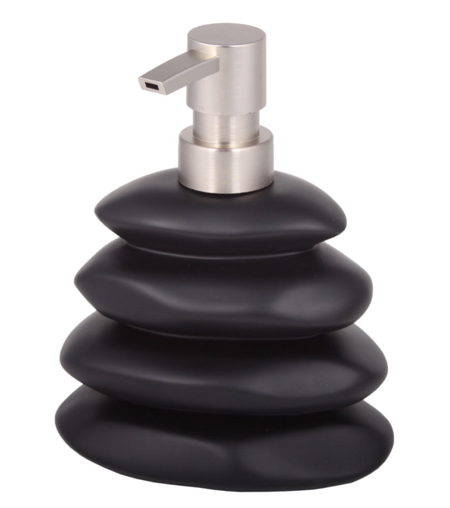 SEIFENSPENDER Harmony - Schwarz, Kunststoff (12/13/12cm) - Sanilo