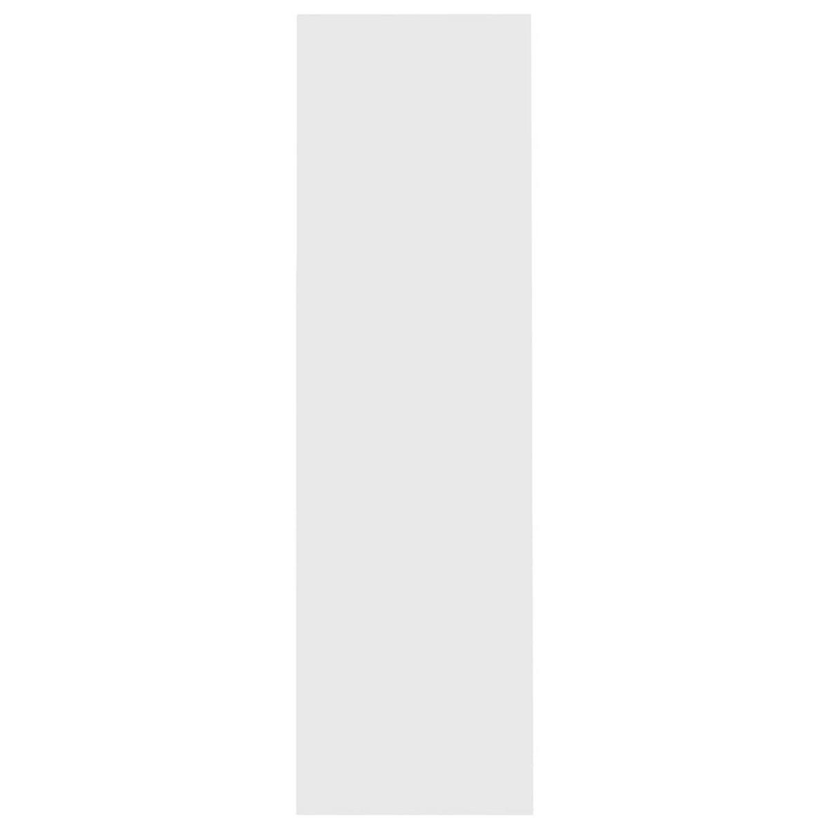 BÜCHERREGAL mit 8 Fächern 97,5/29,5/100 cm aus Holzwerkstoff Weiß - Weiß, Holz (97.5/100/29.5cm) - vidaXL