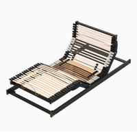 LATTENROST "Quattro Move", 80 x 200 cm, stufenlos elektrisch verstellbar, zwei Motoren - Grau, Holz (80/200cm) - Hn8 Schlafsysteme