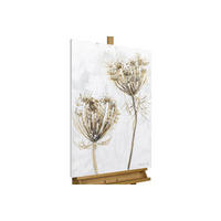 OLEJOMAĽBA 60/90 cm, Zvieratá - béžová, drevo/textil (60/90cm) - KUNSTLOFT
