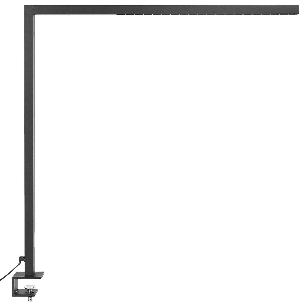 SCHREIBTISCHLAMPE Octant 4/121/120 cm - Schwarz, Metall (4/121/120cm) - Beliani