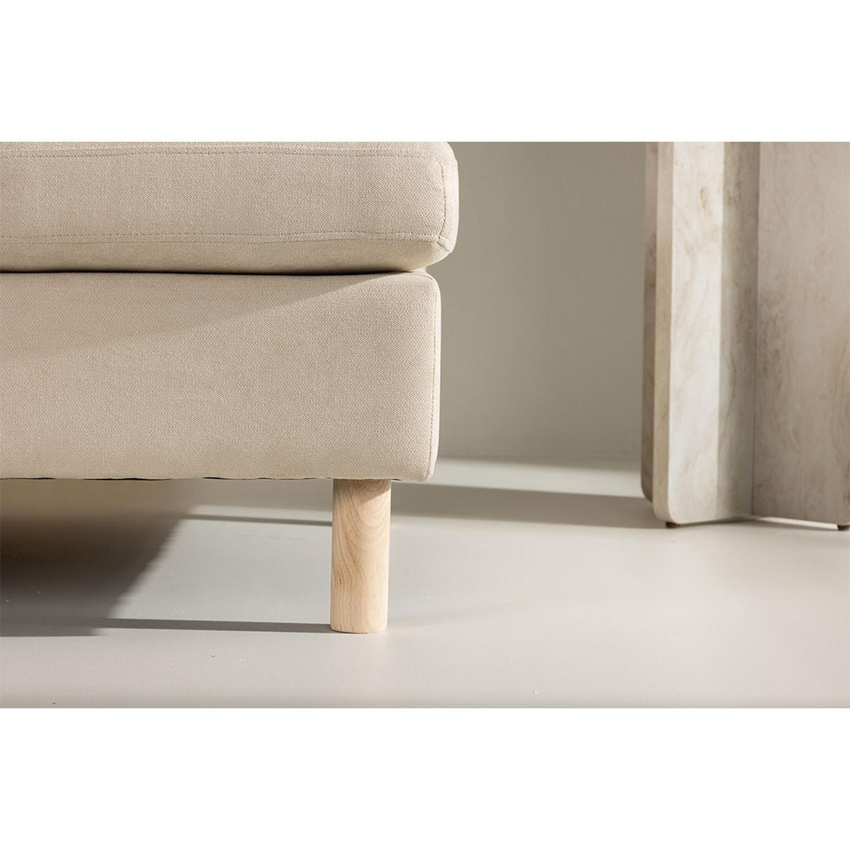 SOFA, Zero, Beige, Stoff, 94 x 102 x 83 cm - Beige, Textil (94/83/102cm) - ebuy24