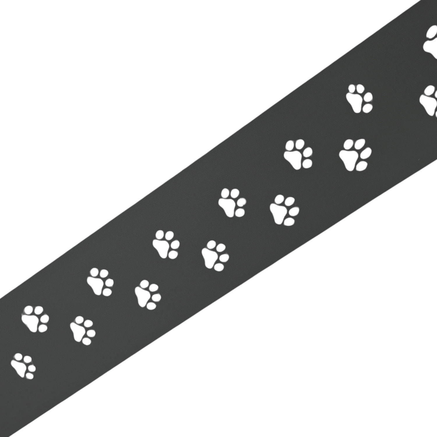 SICHTSCHUTZSTREIFEN PREMIUM Dekor Tapsi für Doppelstabzäune Anthrazit 2,55m - Anthrazit, Kunststoff (255/19cm) - ZAUN|ZU