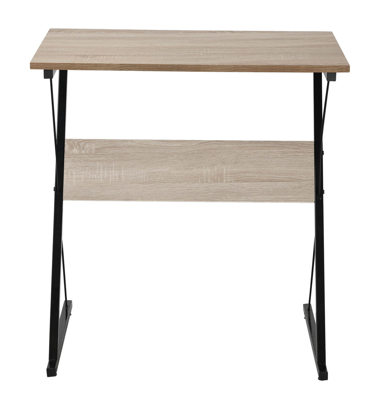 SCHREIBTISCH Rechteckig Braun 70 x 48 x 74 (cm) - Braun, Metall (48/70/74cm) - Nordlys