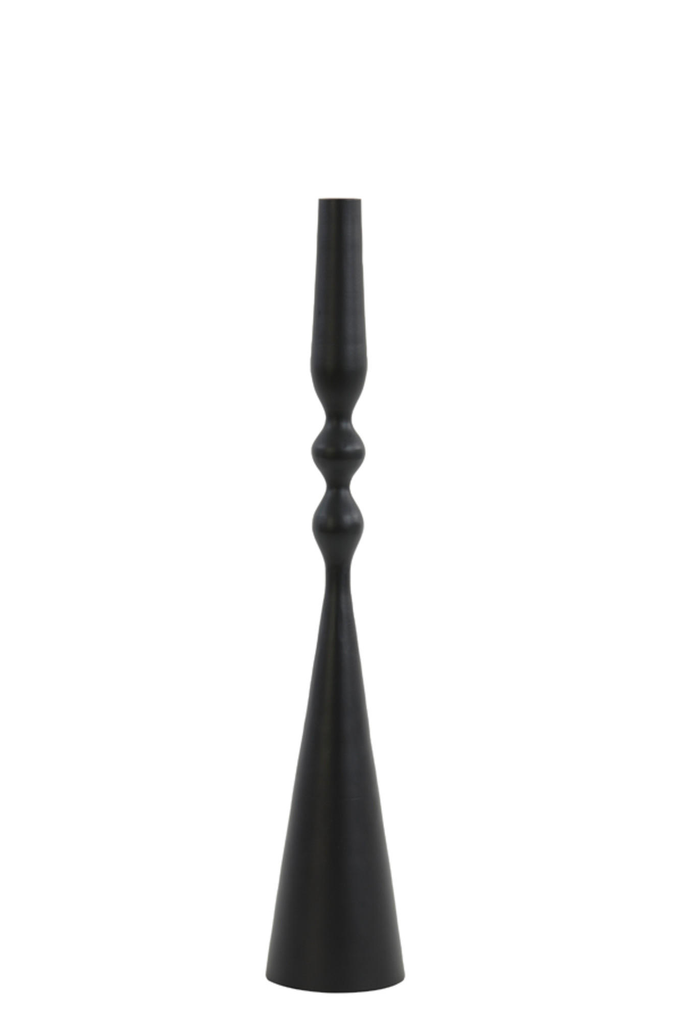 KERZENSTÄNDER PALONA - Schwarz - Ø9x50cm - Schwarz, Metall (9/50/9cm) - Light & Living