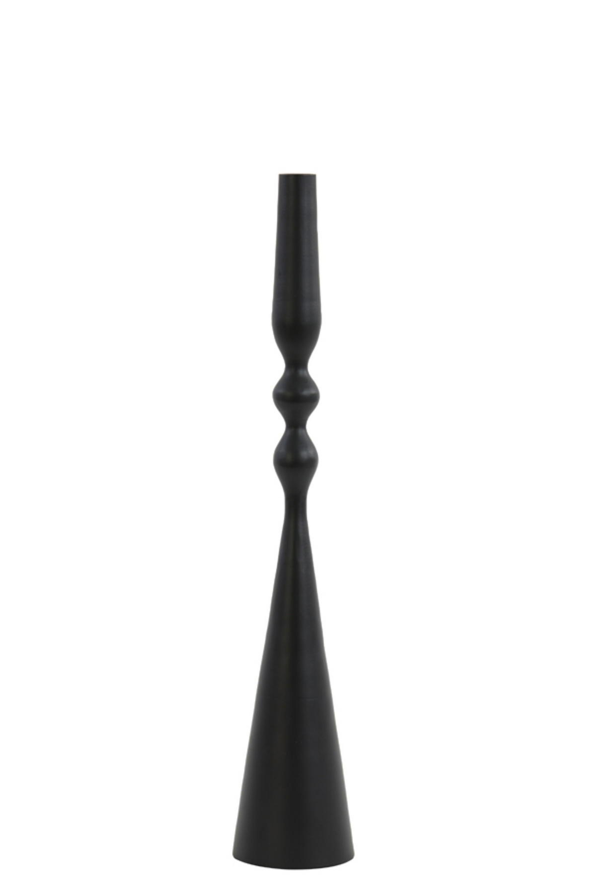 KERZENSTÄNDER PALONA - Schwarz - Ø9x50cm - Schwarz, Metall (9/50/9cm) - Light & Living