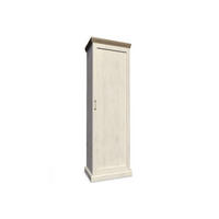 KLEIDERSCHRANK ARVEN mit Einlegeböden, Cremeweiß - Eichefarben/Creme, Holz (57/187/39cm) - KONSIMO®