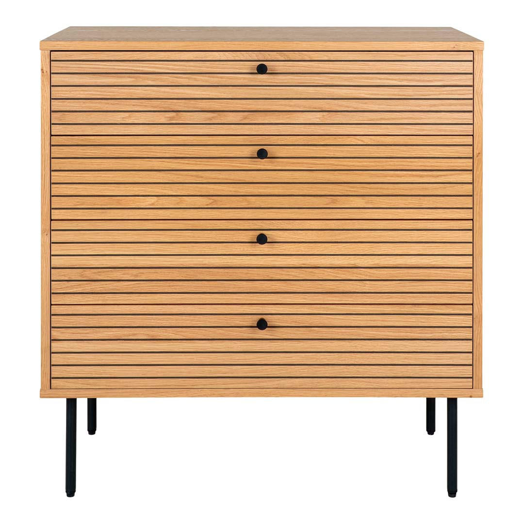 KOMMODE eiche - Eichefarben, Holzwerkstoff (40/85/80cm) - ebuy24