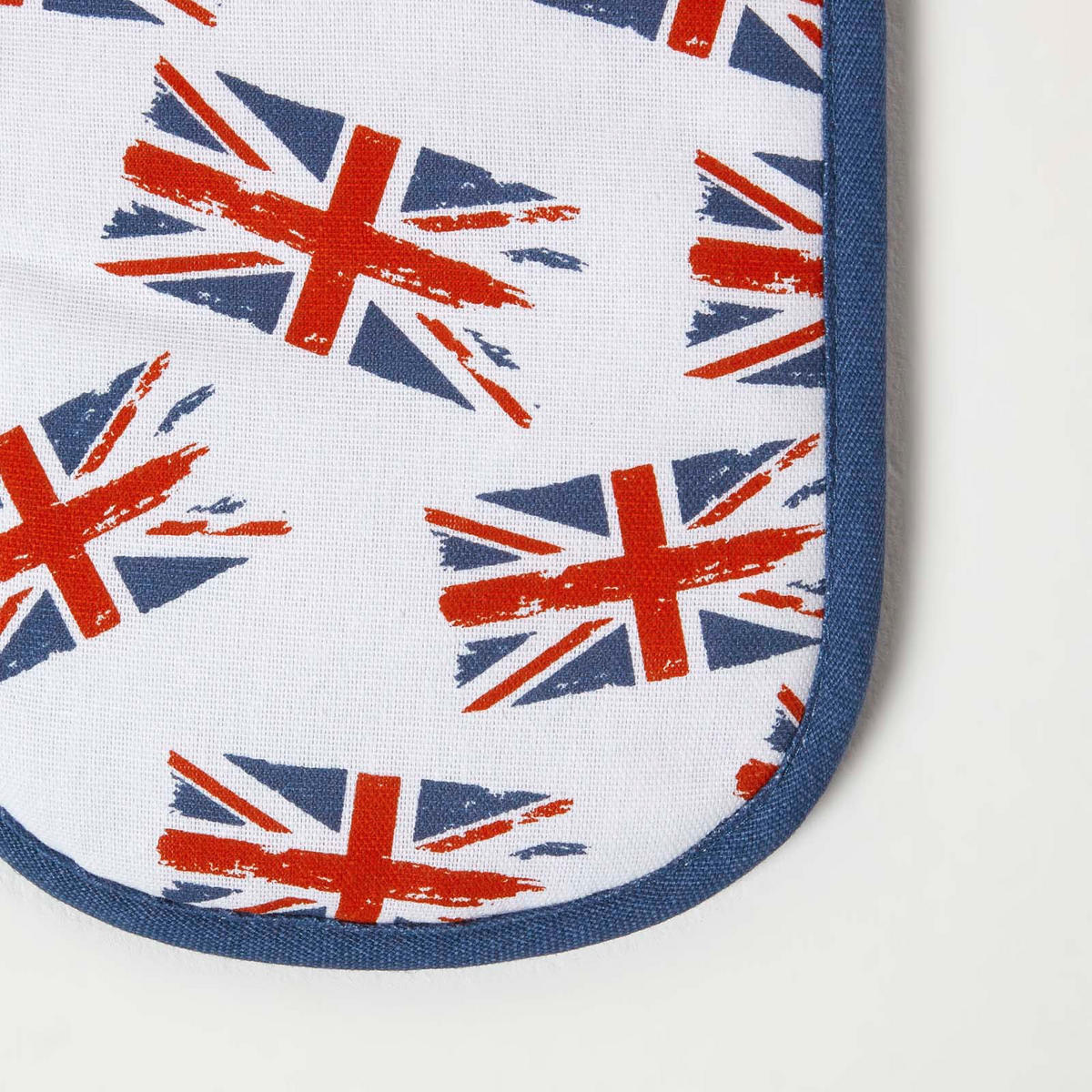 DOPPEL-OFENHANDSCHUH Union Jack, 18/85 cm, Baumwolle wattiert - Multicolor, Textil (18/85cm) - Homescapes