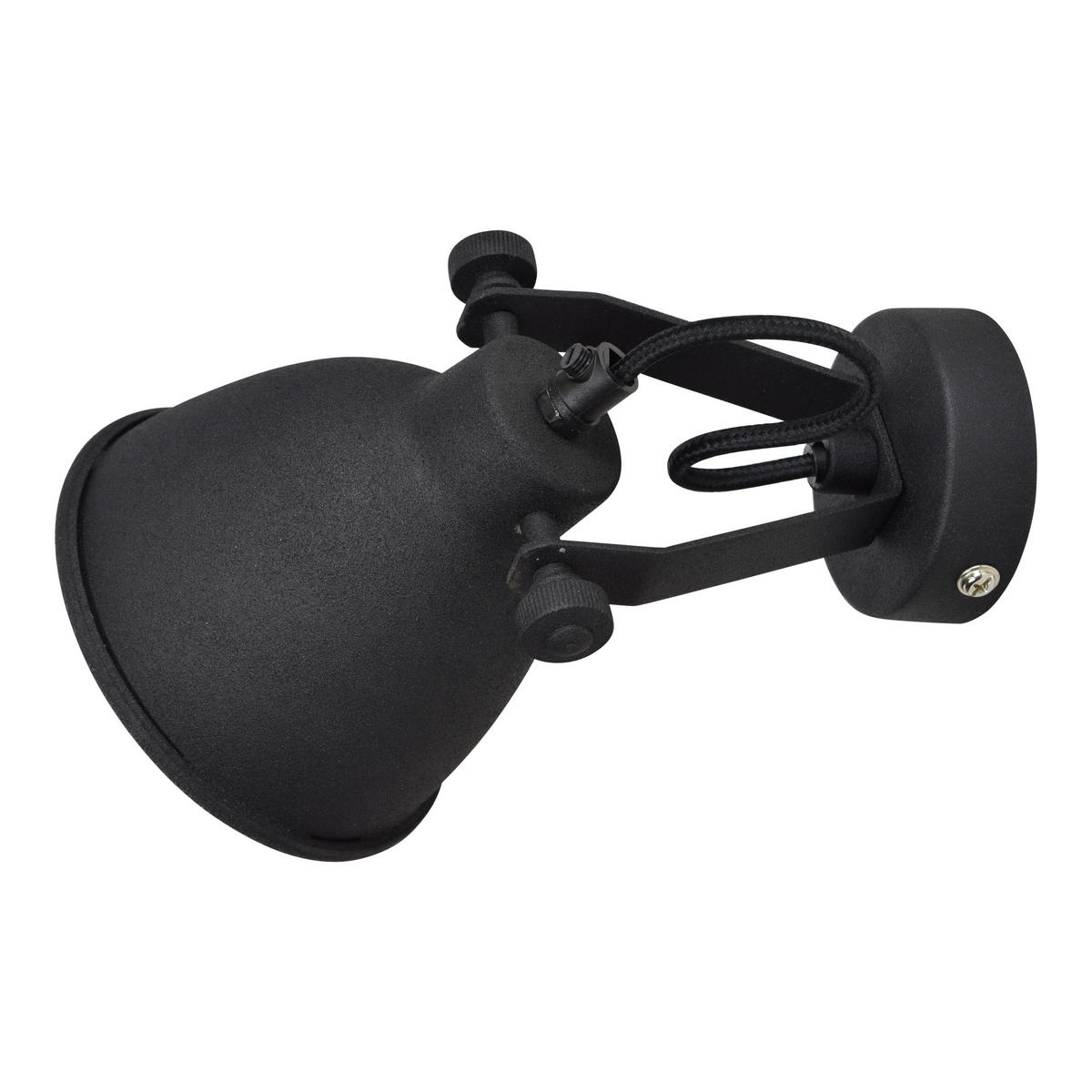 WANDLAMPE Industria - Schwarz, Metall (12/13/16cm) - Urban Interiors