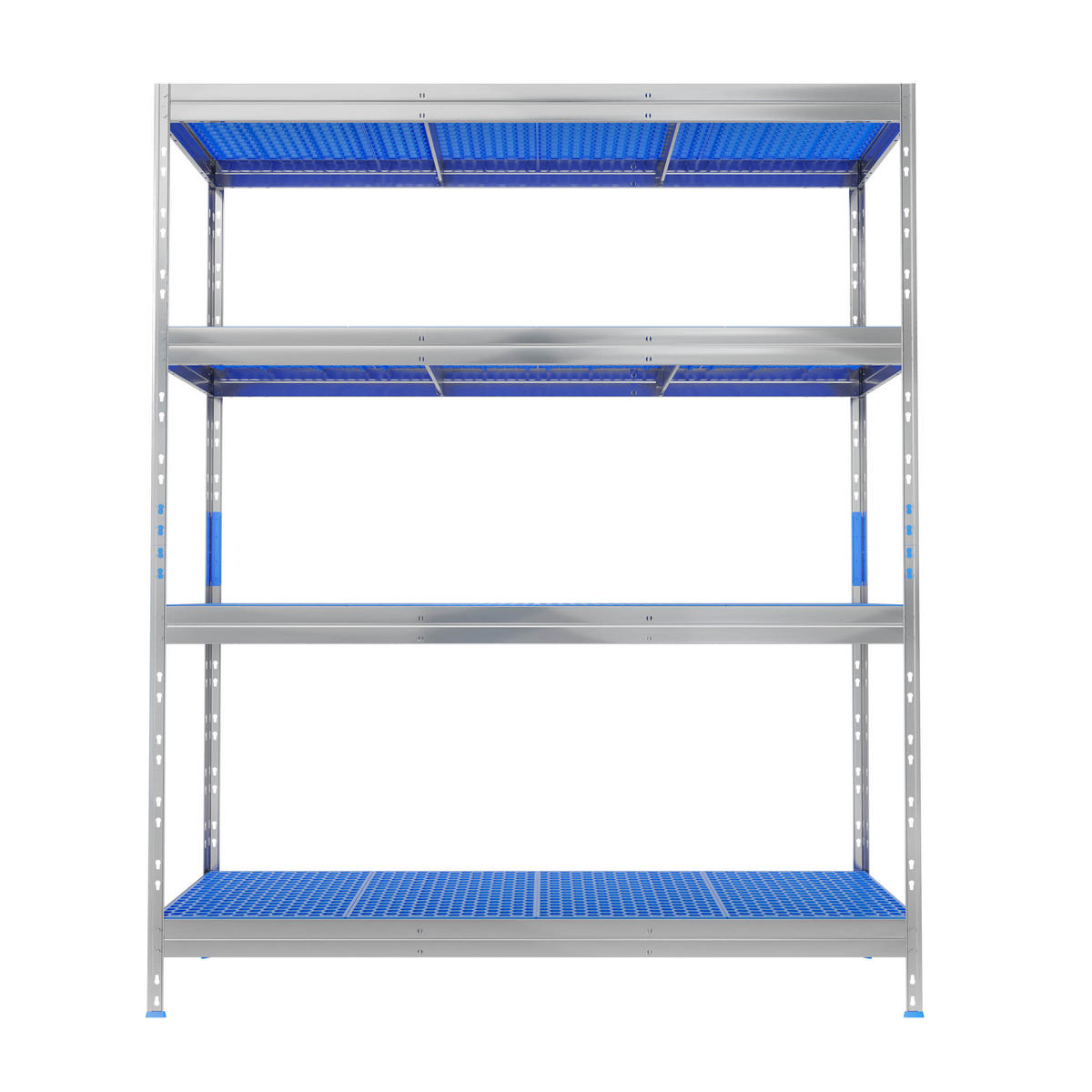 LEBENSMITTELREGAL 180x148x50 KunststoffB - Zinkfarben, Metall (150/180/50cm) - AR Shelving