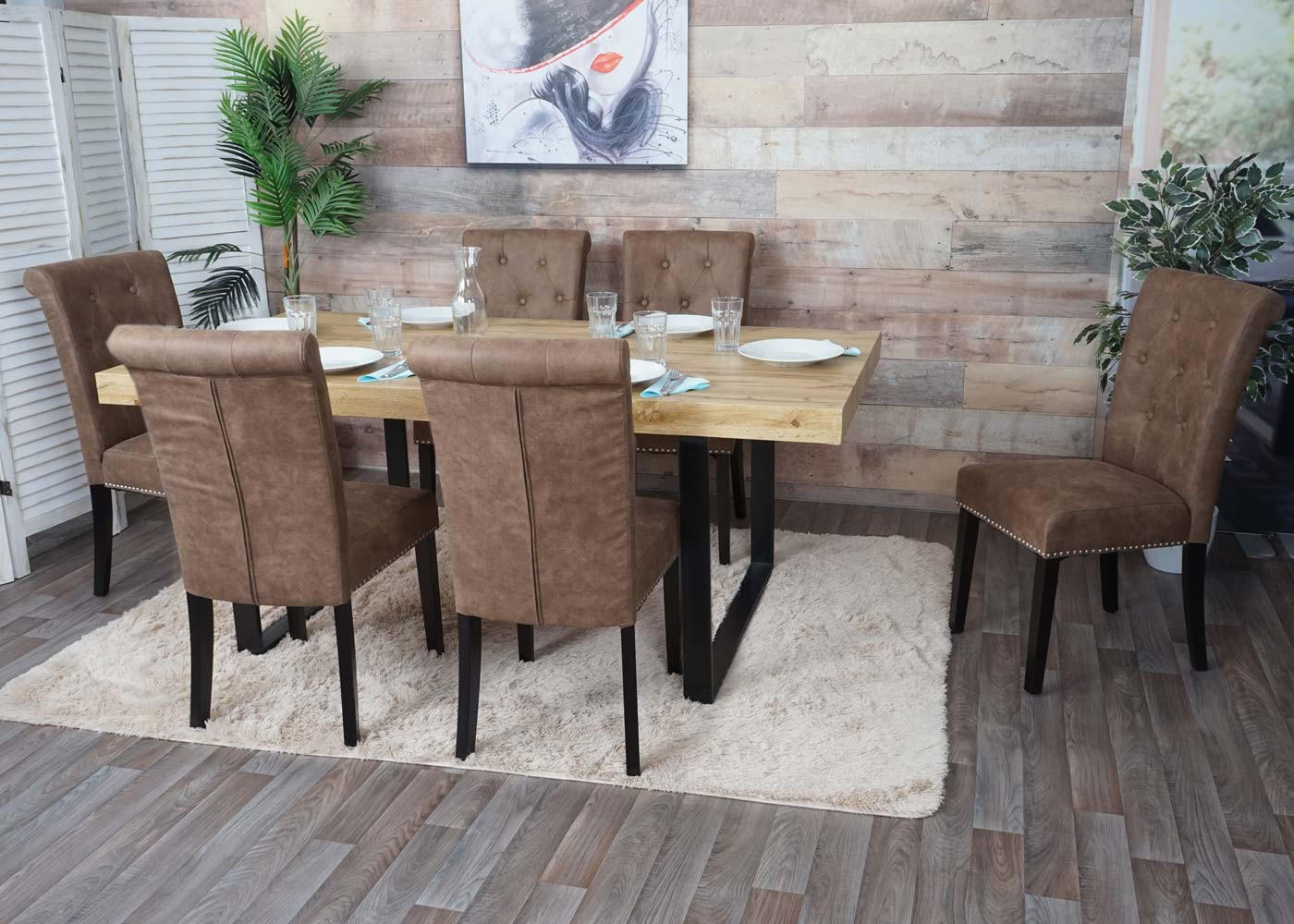 ESSZIMMERSTUHL FIELD Dunkelbraun 2er-Set - Dunkelbraun, Textil (47/98/62cm) - MCW