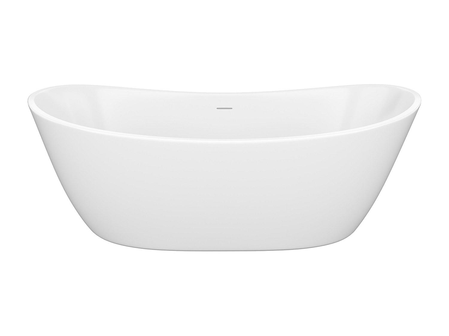 FREISTEHENDE Badewanne - 1 Person - Acryl - Weiß - Weiß, Kunststoff (190/72.5/89cm) - Vente-Unique