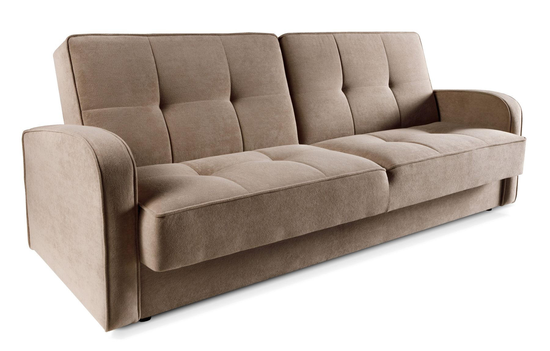 SOFA Beige-Grau ARIS Schlafsofa - Grau, Textil (222/90/93cm) - Sepro Meble