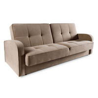 SOFA Beige-Grau ARIS Schlafsofa - Grau, Textil (222/90/93cm) - Sepro Meble
