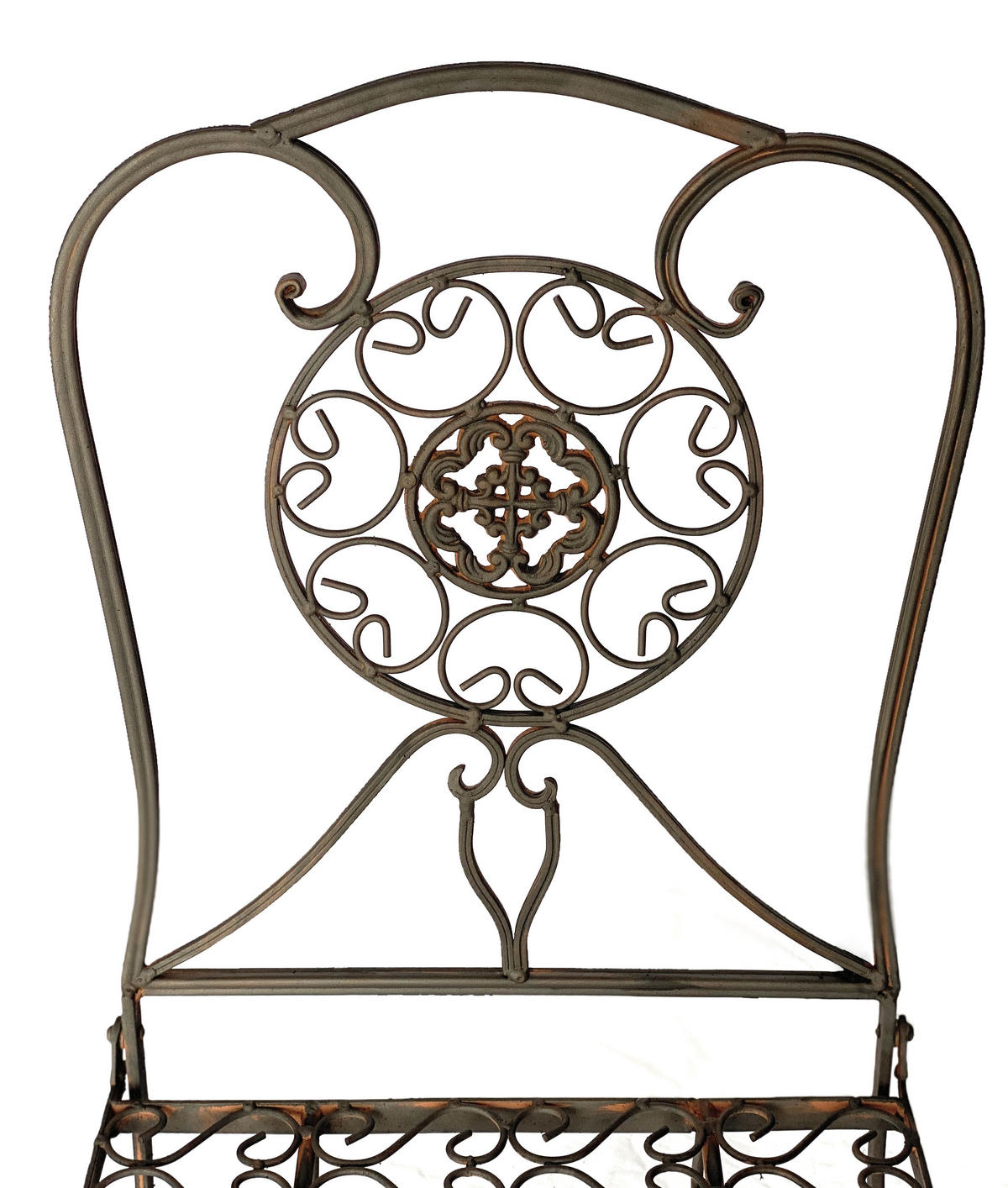 GARTENSTUHL Tecla Metall Braun 17921 - Braun, Metall (39/92/39cm) - DanDiBo