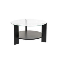 COUCHTISCH clara Schwarz - Schwarz, Holz (75/75/40cm) - Habitat Garten