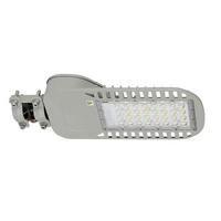 LED STRAHLER Aluminium Grau Slim - Grau, Metall (6.3/16.9/43.4cm)