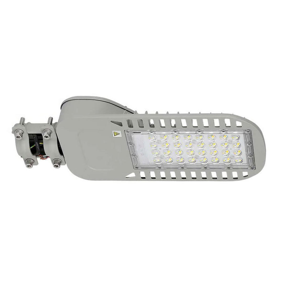 LED STRAHLER Aluminium Grau Slim - Grau, Metall (6.3/16.9/43.4cm)