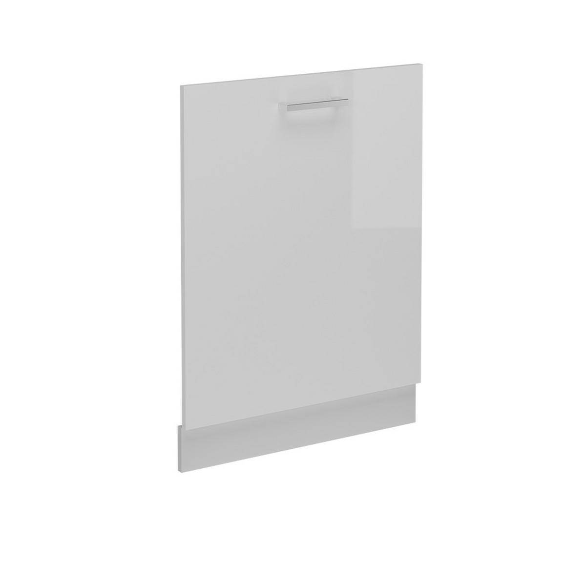 GESCHIRRSPÜLBLENDE R-Line Weiß Hochglanz 60 cm ohne Arbeitsplatte - Weiß Hochglanz/Weiß, Holzwerkstoff (60/81.8/1.6cm) - Vicco