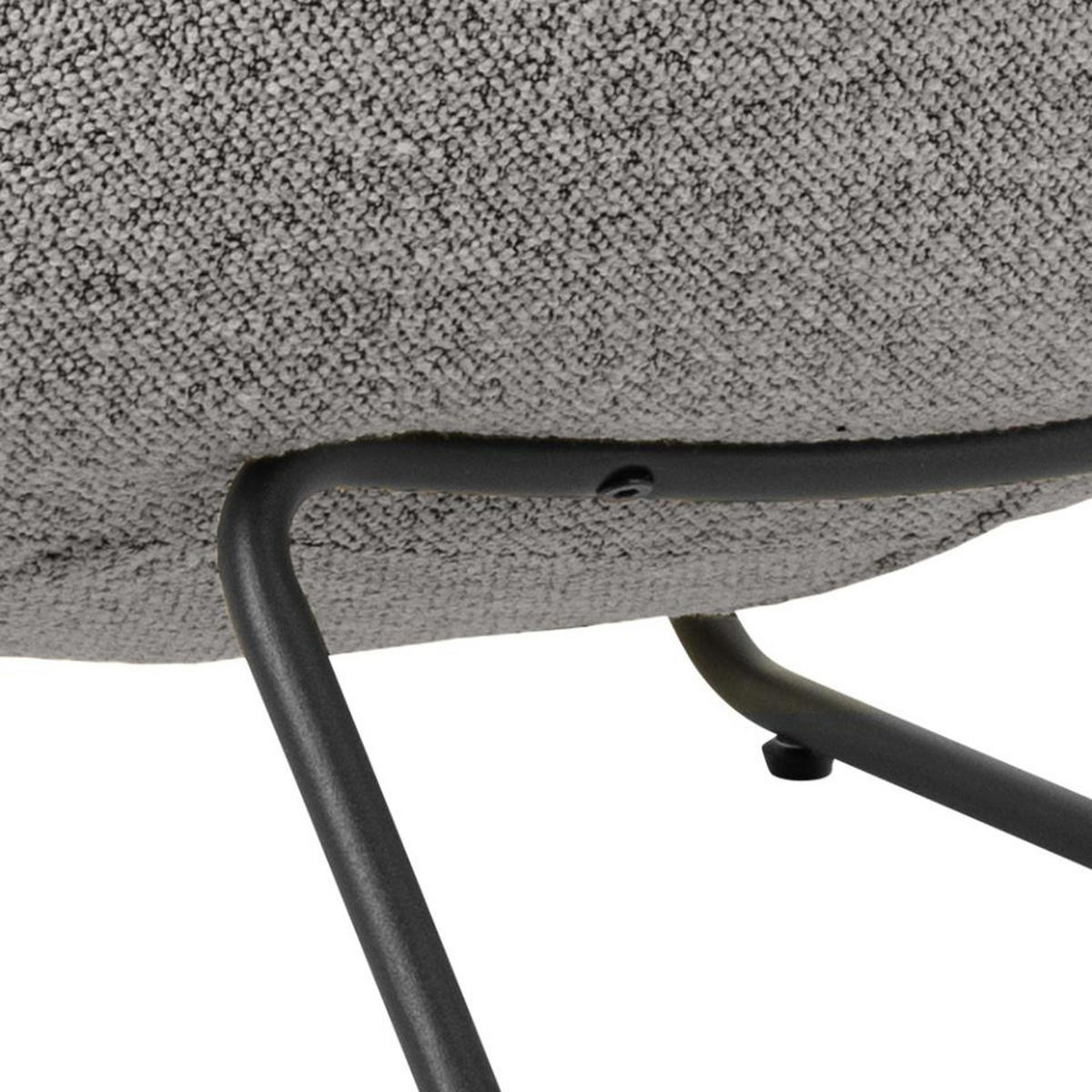 SESSEL Forgents Grau - Grau, Textil/Metall (82.5/97/93cm) - Selsey