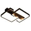 LED-DECKENLEUCHTE Amalfrieda 30/25/5 cm - Schwarz, Metall (30/25/5cm) - Nettlife