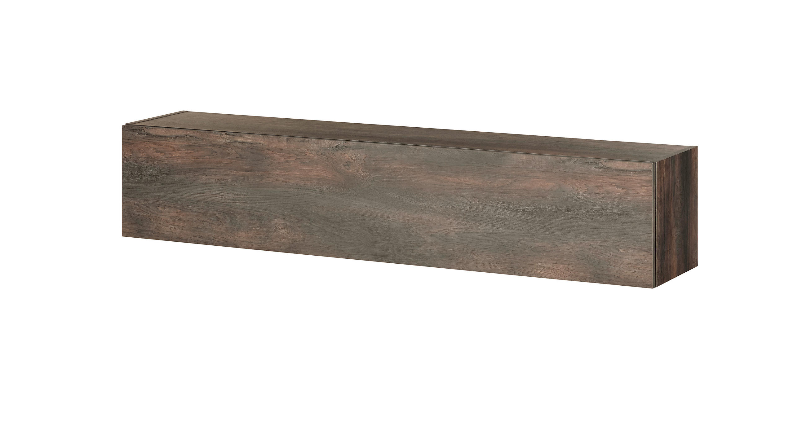 HÄNGEELEMENT M18 Thermo Oak 152/30/30 cm - Graubraun, Holzwerkstoff (152/30/30cm) - Livojo