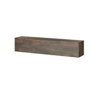 HÄNGEELEMENT M18 Thermo Oak 152/30/30 cm - Graubraun, Holzwerkstoff (152/30/30cm) - Livojo