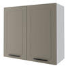 KÜCHENHÄNGESCHRANK Kvantum W3/80 Beige Matt / Weiß Matt 80 / 32,5 / 72cm - Beige/Weiß, Holz/Holzwerkstoff (80/72/32.5cm) - Feldmann-Wohnen