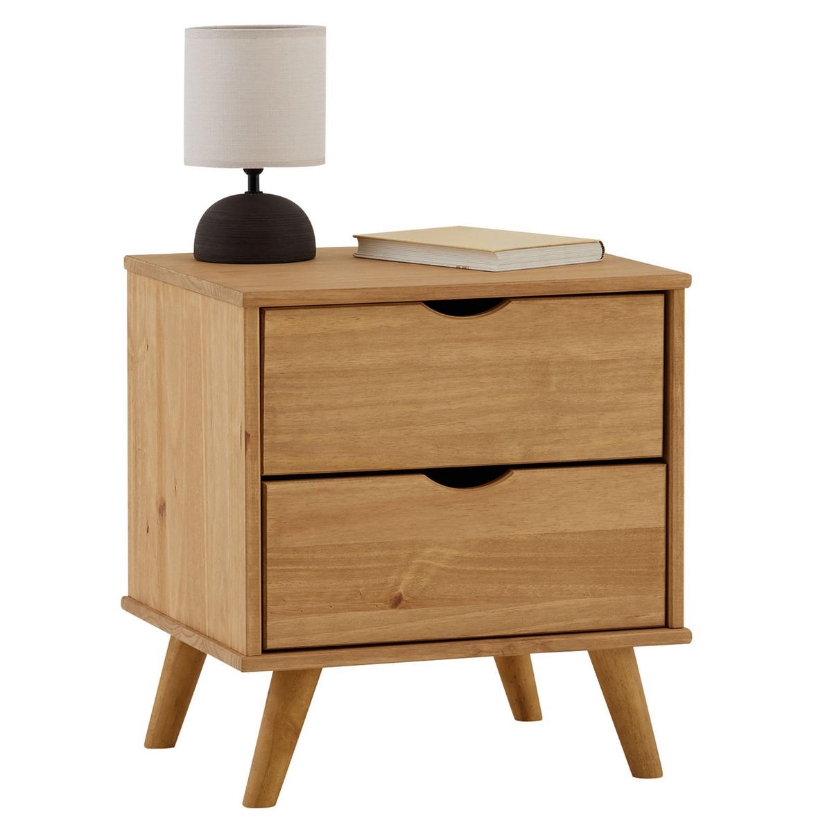 NACHTTISCH COLIMA - Kieferfarben, Holz (50/46/40cm) - IDIMEX