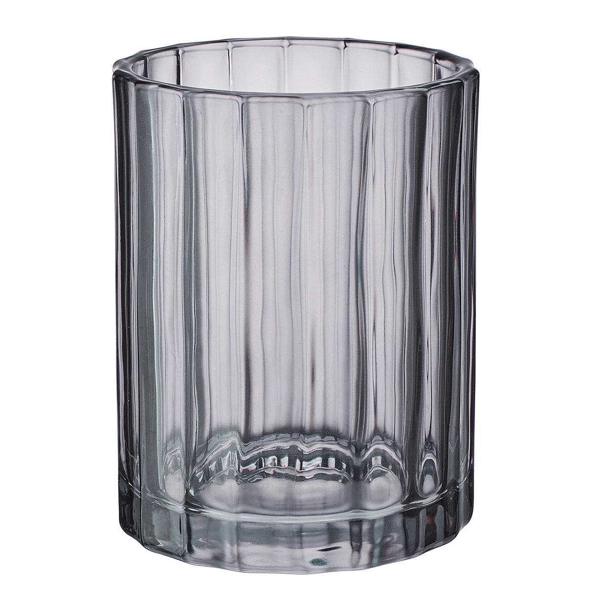 ZAHNPUTZBECHER Tocia - Grau, Glas (8/10/8cm) - Butlers