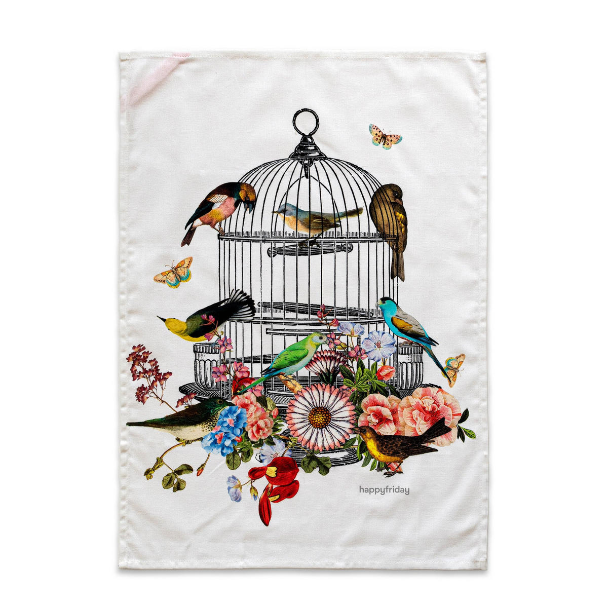 GESCHIRRTUCH (2 tlg) Hanging garden 70x50 cm - Multicolor, Textil (70/50cm) - Happy Friday